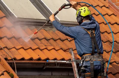 Démoussage et hydrofuge de toiture à Cresseveuille